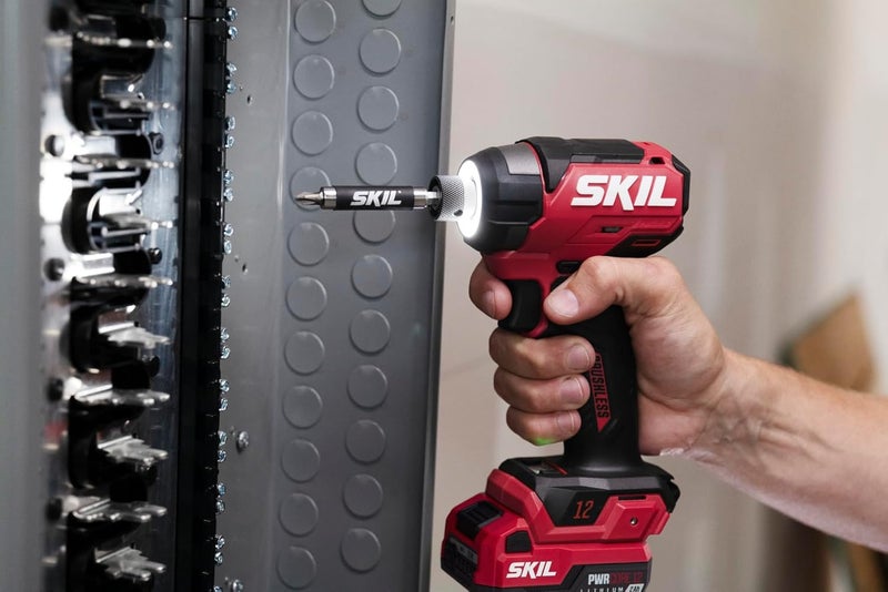 SKIL 12V Brushless Cordless 1/4-Inch Compact Impact Driver Kit Including 2.0Ah USB-C Battery and 20W Charger - ID6744A-11 - Image 4